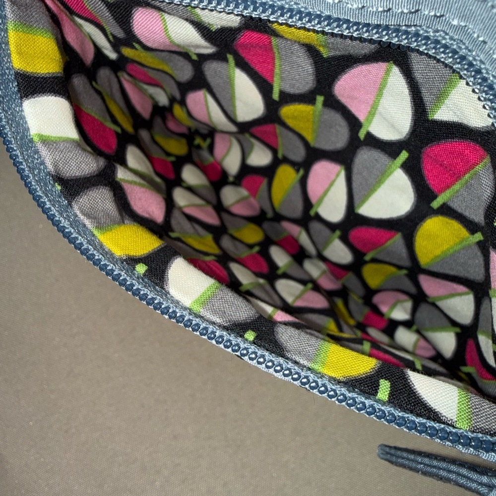 Vera Bradley Microfiber Crossbody Bag Gray - Picture 13 of 16